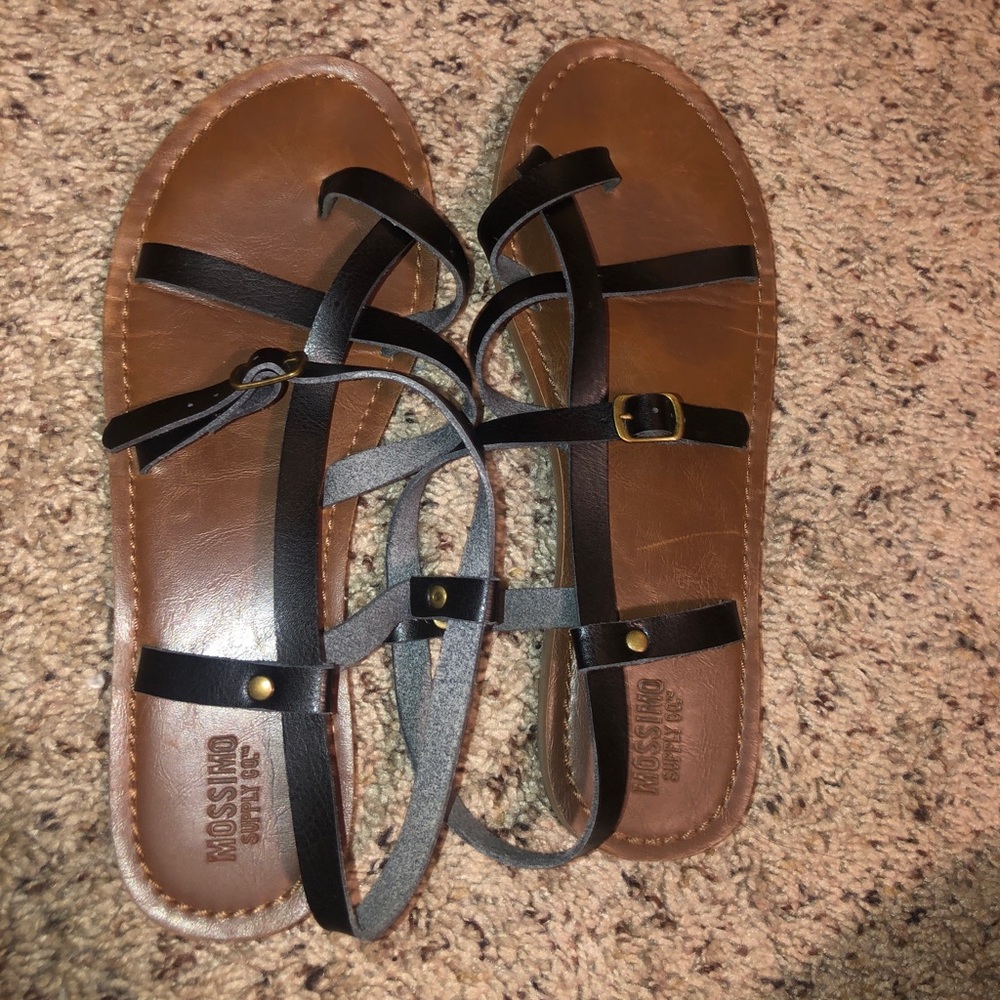 Black sandals
